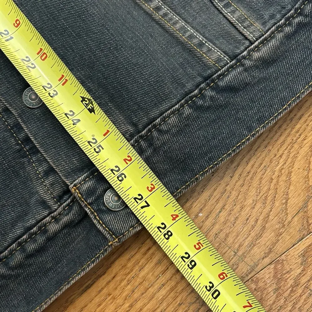 Vintage 2005 Levi’s Standard Trucker 70507 Dark Wash Y2K Denim Jacket XL